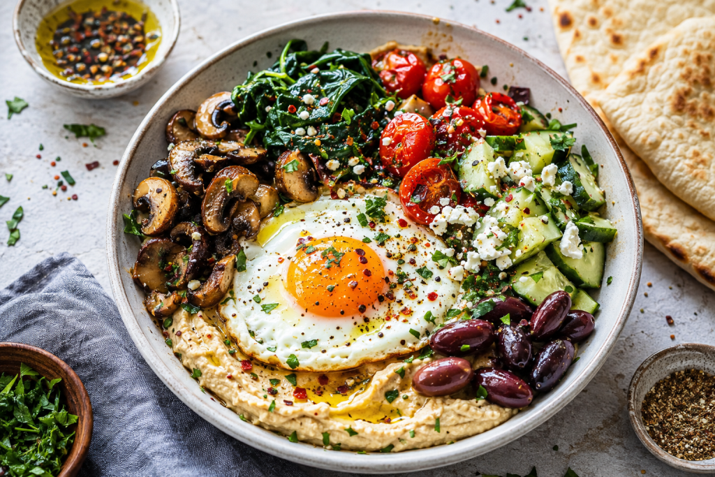 Mediterranean Breakfast Bowls: A Healthy, High-Protein Breakfast You Can Make in 20 Minutes