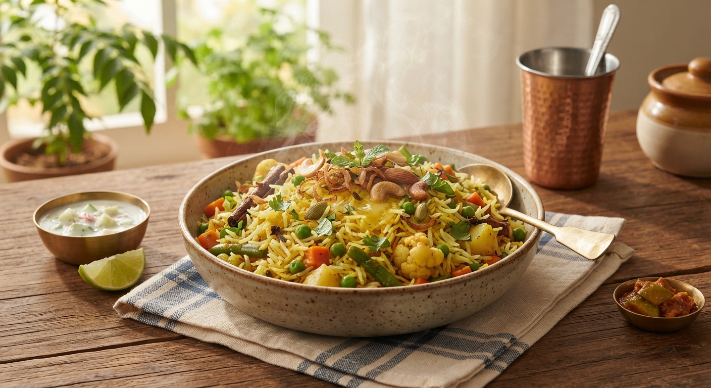 Vegetable Pulao: Fragrant Rice Perfection