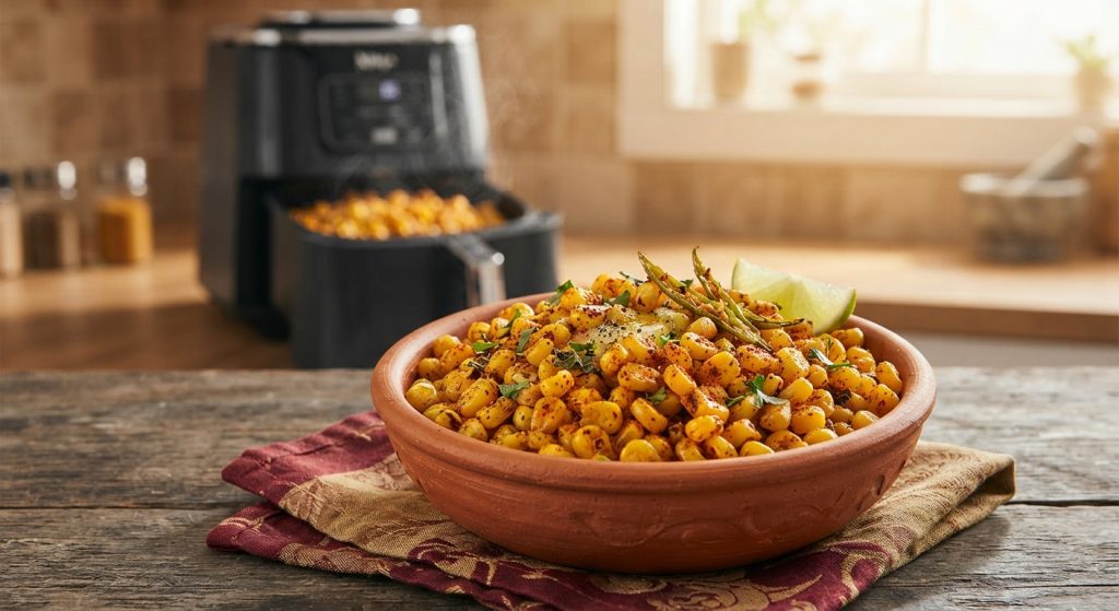 Air Fryer Masala Corn
