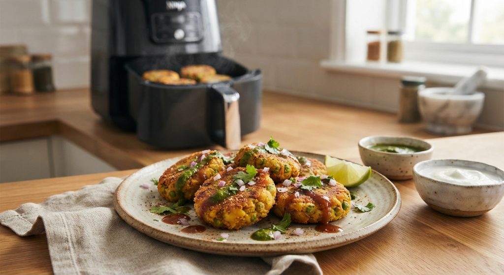 Crispy Air Fryer Aloo Tikki