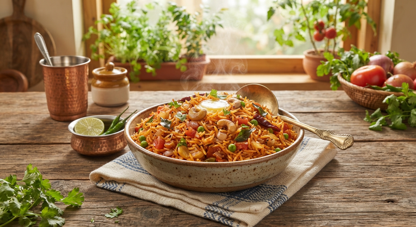 Tomato Rice: Zesty, Quick, and Tangy