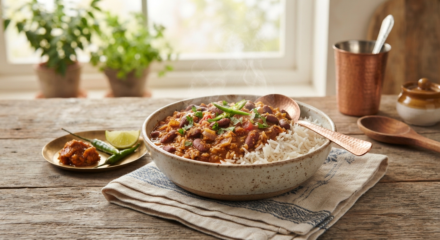Rajma Chawal: Punjabi Comfort