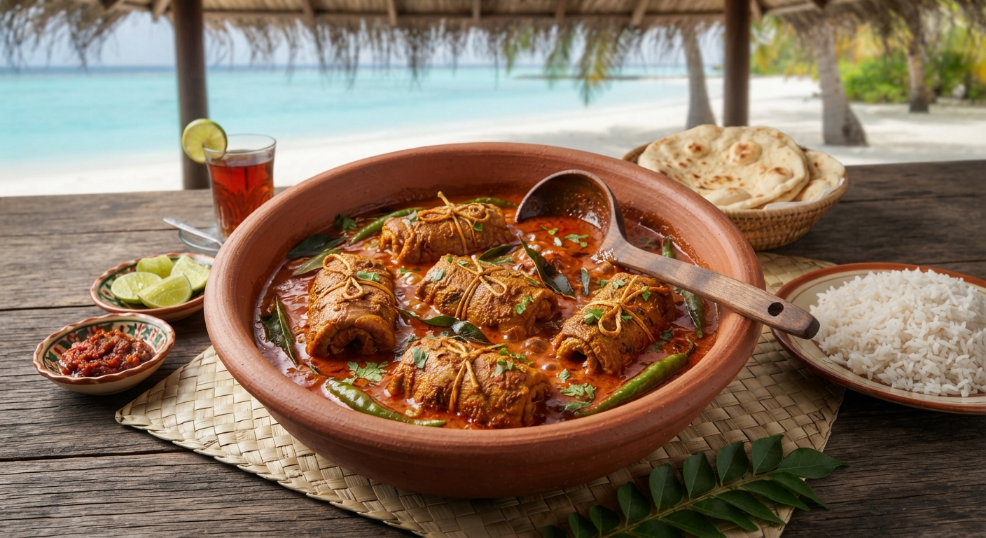Kandu Kukulhu: Rolled Tuna Curry