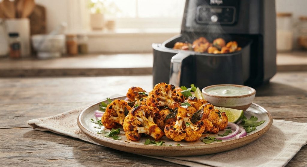 Air Fryer Tandoori Cauliflower