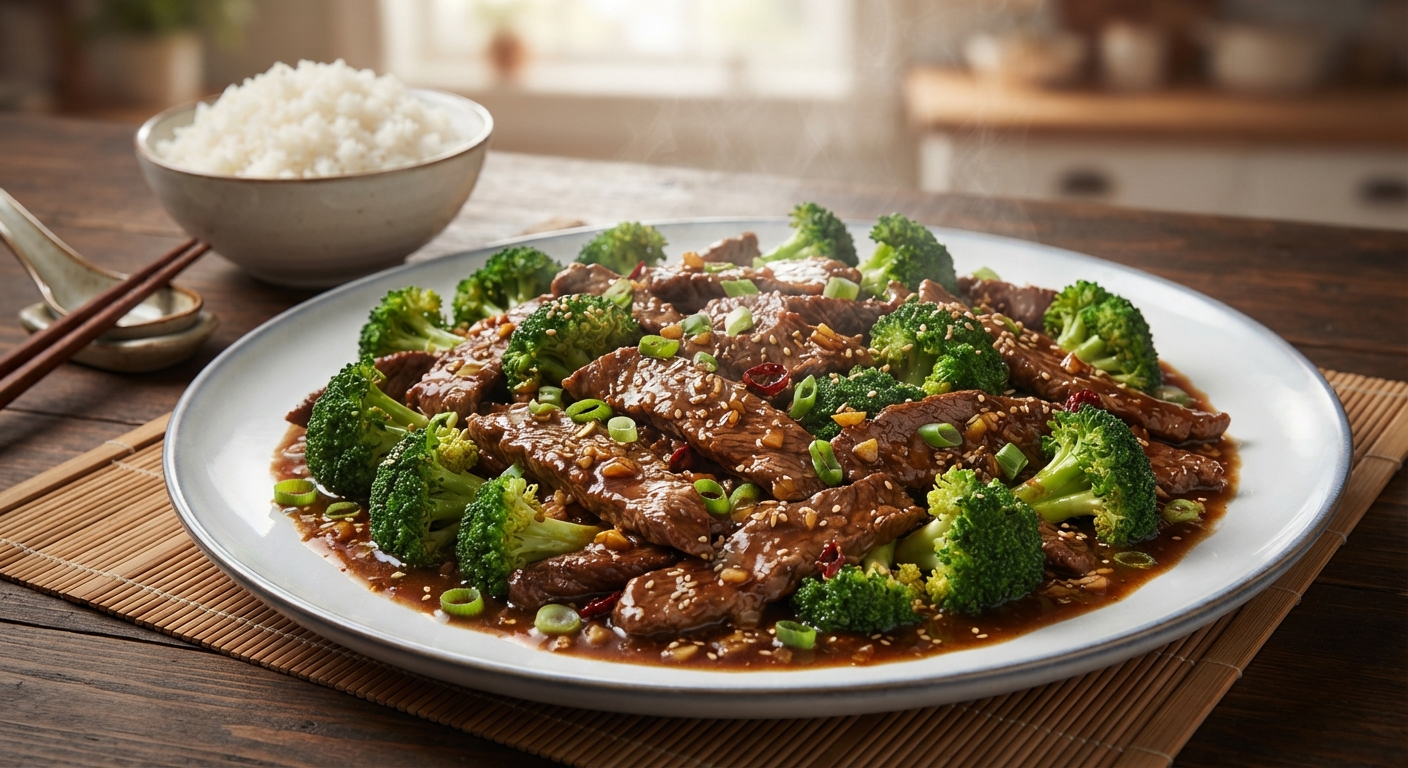 Beef and Broccoli in Garlic Sauce