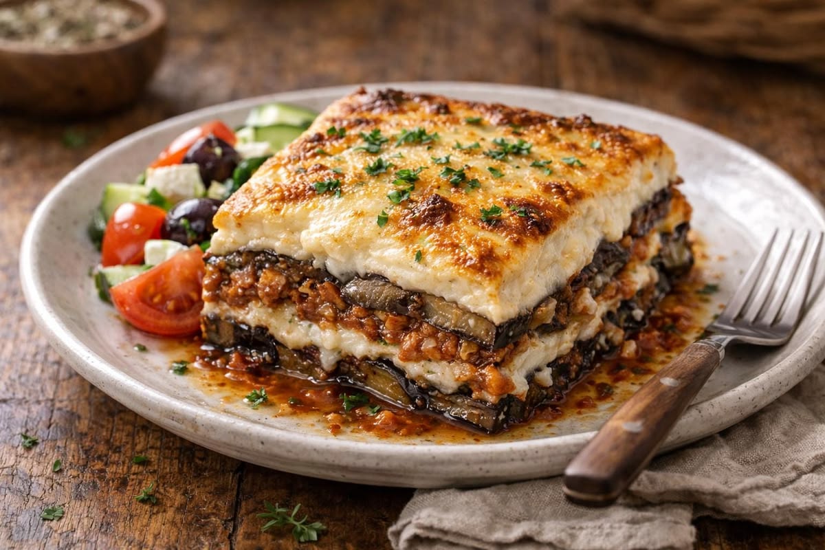 Moussaka tart