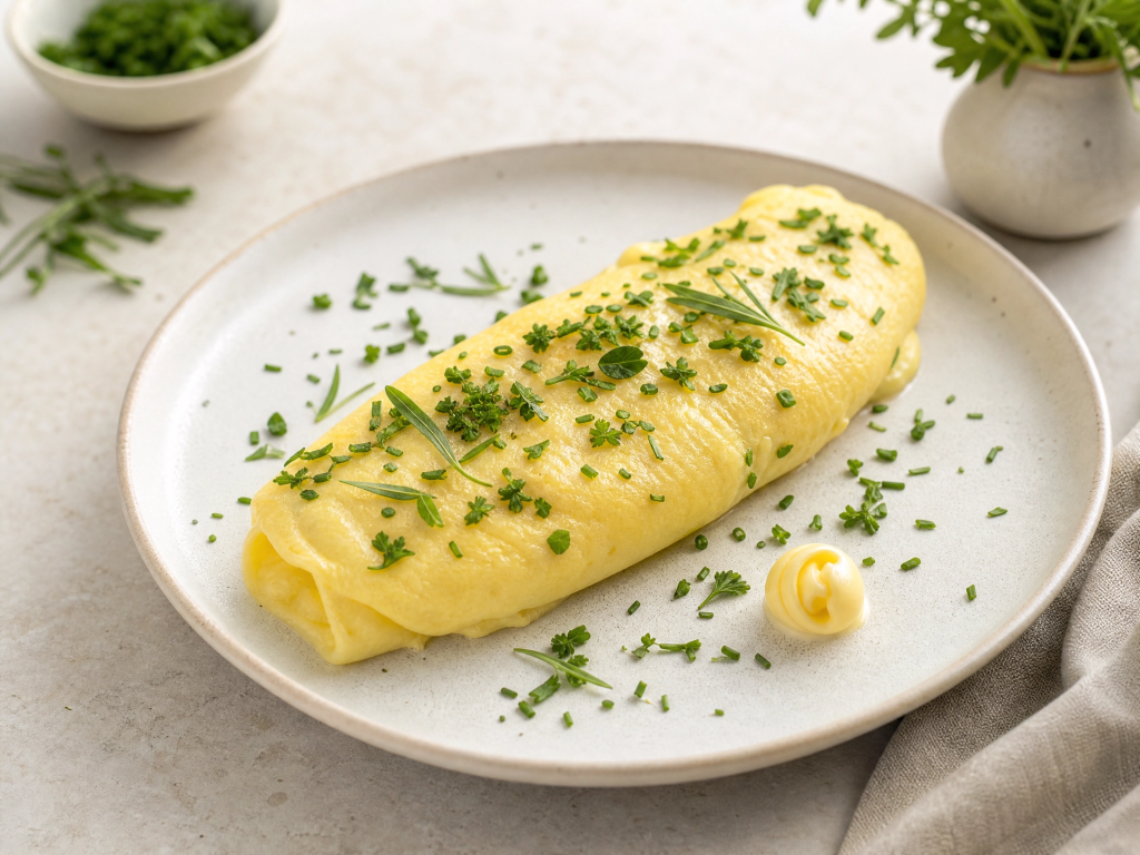 Keto French Omelet with Herbs