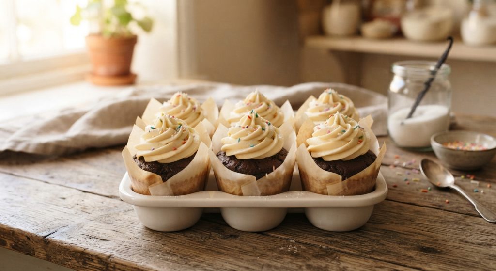 Easy Chocolate Vegan Cupcakes