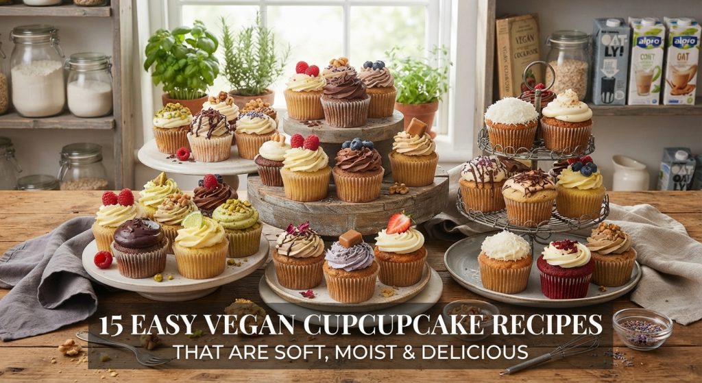 15 Easy Vegan Cupcake Recipes That Are Soft, Moist & Delicious