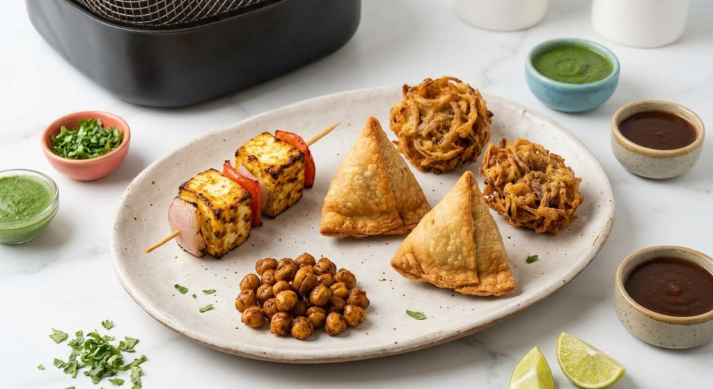 15 Easy Indian Air Fryer Appetizers (Crispy, Low-Oil & Ready in 20 Minutes)