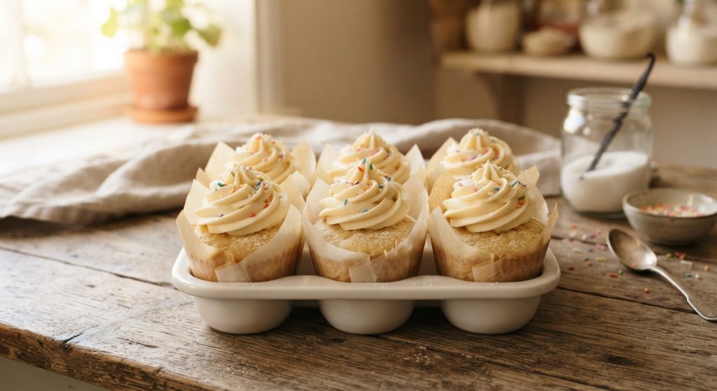 . Classic Vanilla Vegan Cupcakes