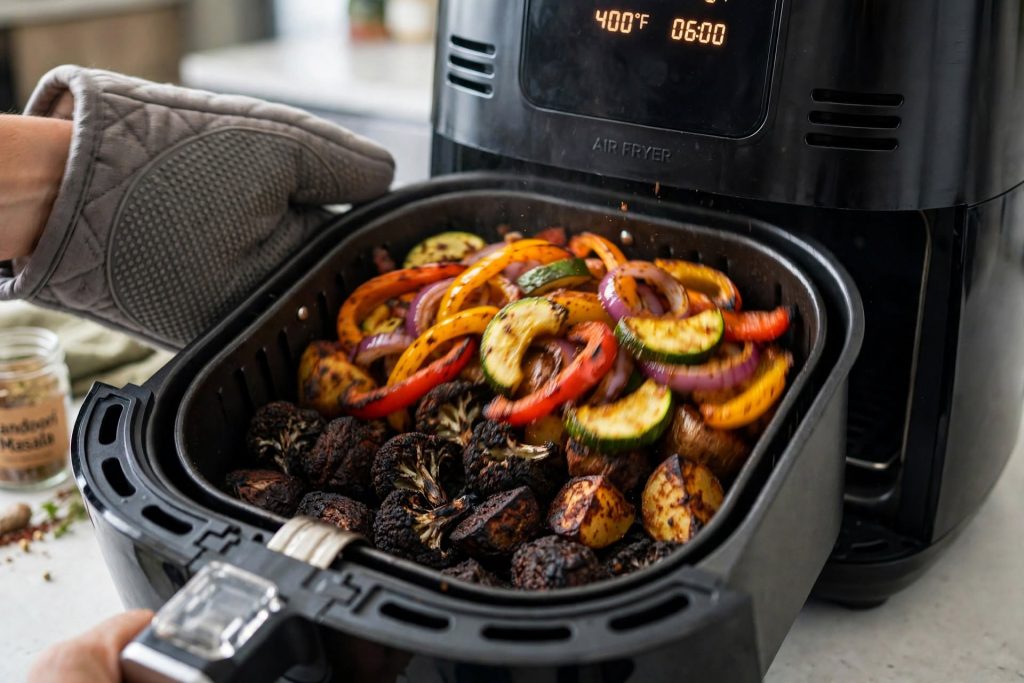 Air Fryer Tandoori Vegetables (Crispy, Smoky & Ready in 20 Minutes)