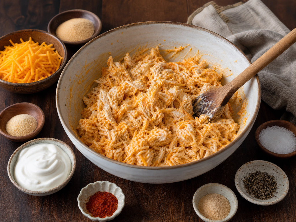 Cheesy Chicken Pumpkins Recipe | Halloween Appetizer