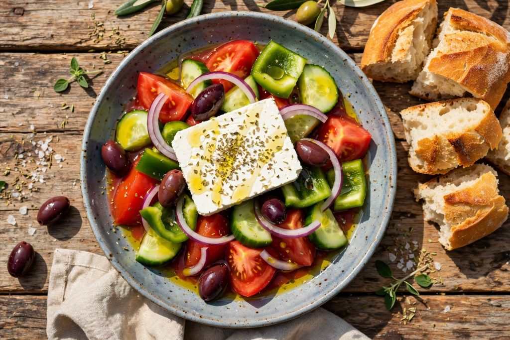 The Best Authentic Greek Salad (Horiatiki)
