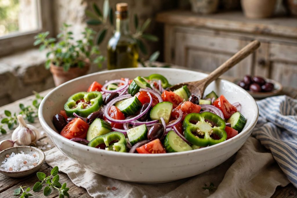 The Best Authentic Greek Salad (Horiatiki)
