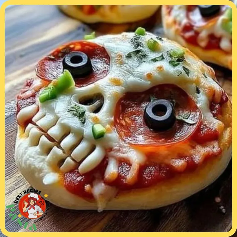 Halloween Skull Pizza Recipe
