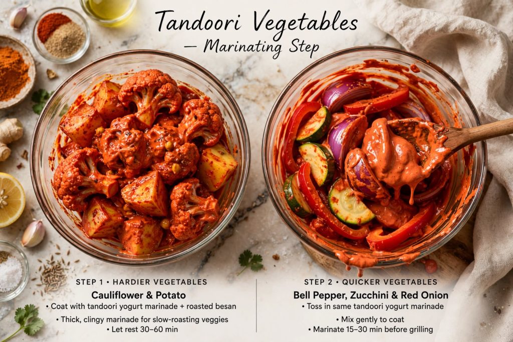 Air Fryer Tandoori Vegetables (Crispy, Smoky & Ready in 20 Minutes)