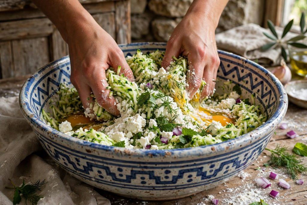 Greek Zucchini Fritters with Feta (Kolokithokeftedes)