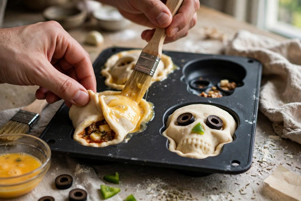 Halloween Skull Pizza Recipe