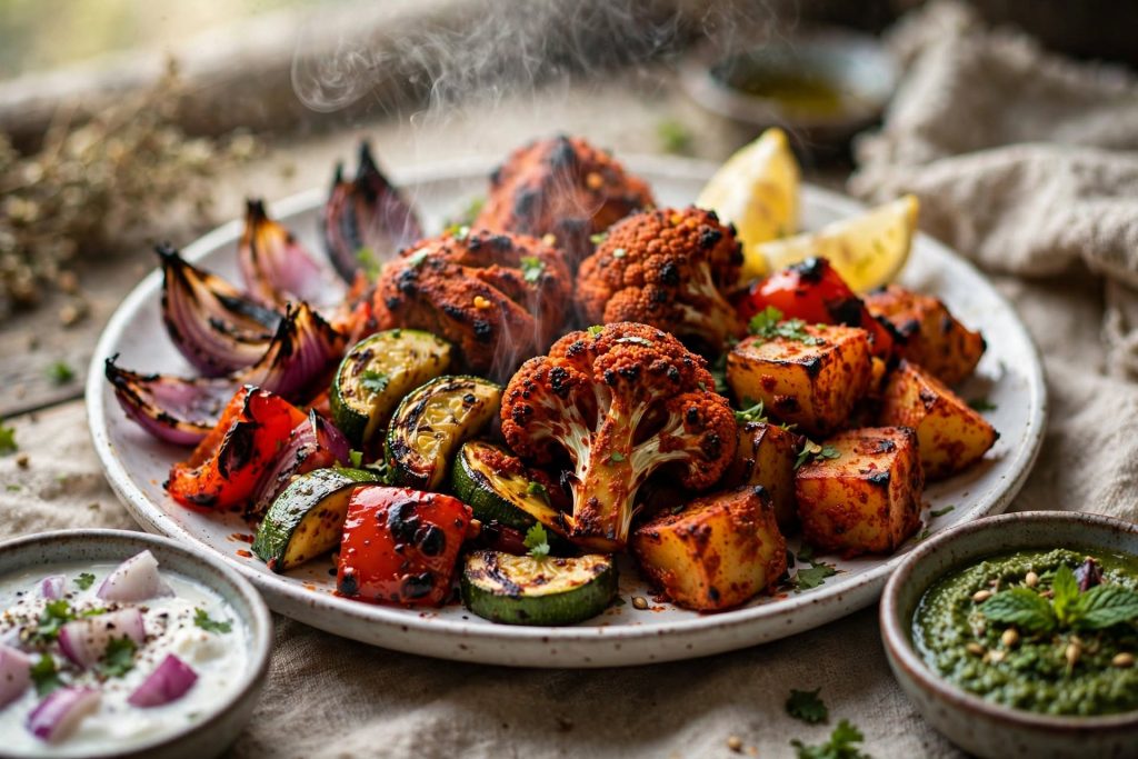 Air Fryer Tandoori Vegetables (Crispy, Smoky & Ready in 20 Minutes)