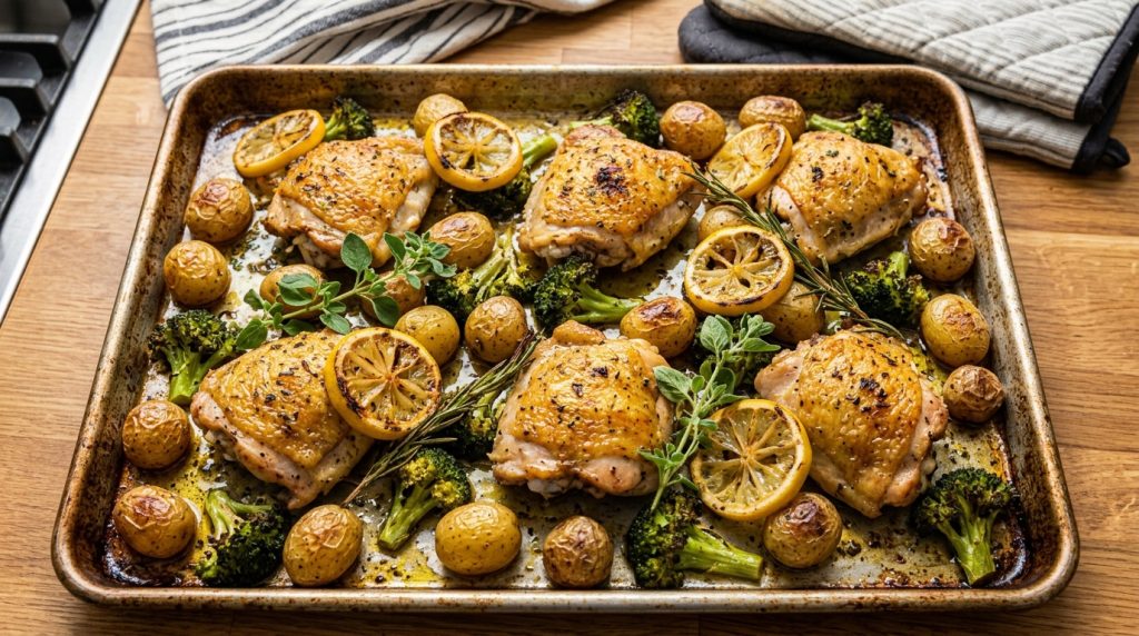 . Lemon-Herb Chicken Traybake