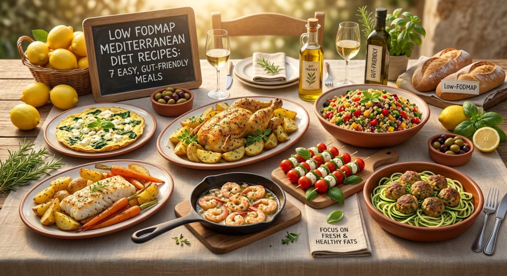 Low FODMAP Mediterranean Diet Recipes: 7 Easy, Gut-Friendly Meals