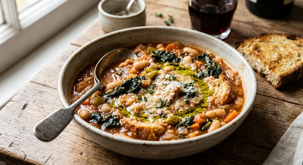 Ribollita (Tuscan Bread and Bean Soup)