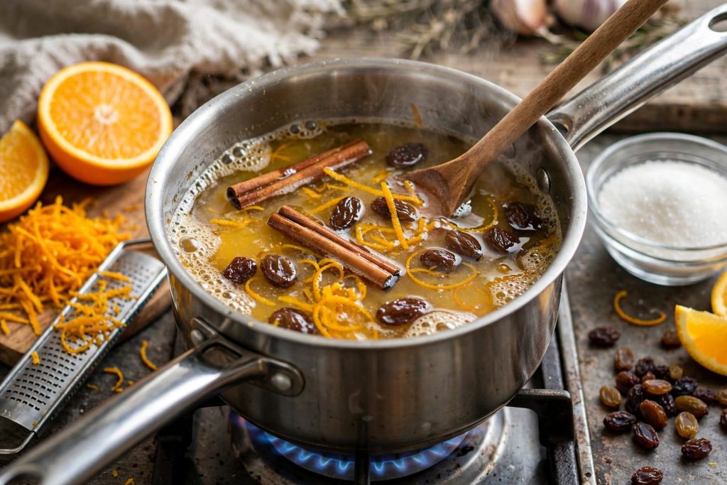 lva with Orange, Cinnamon, Raisins, and Nuts